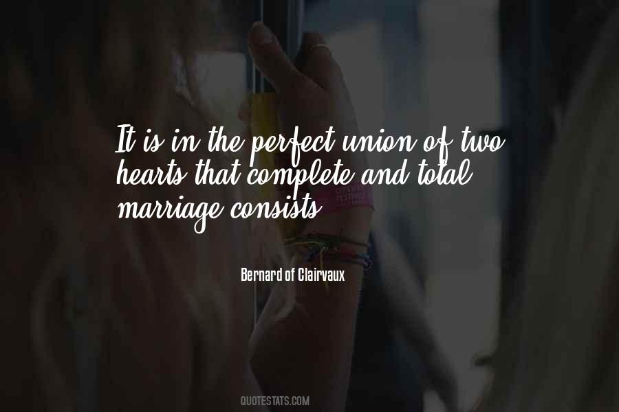 Quotes About The Union Of Marriage #25579