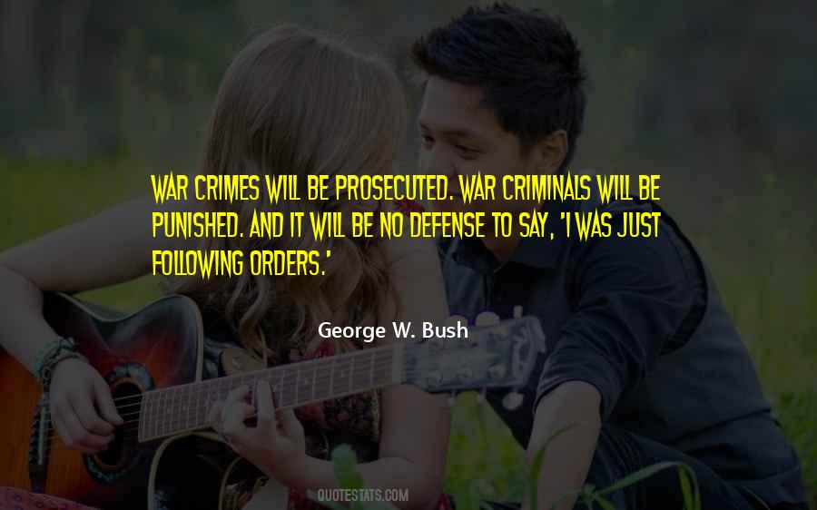 Quotes About War Criminals #600030