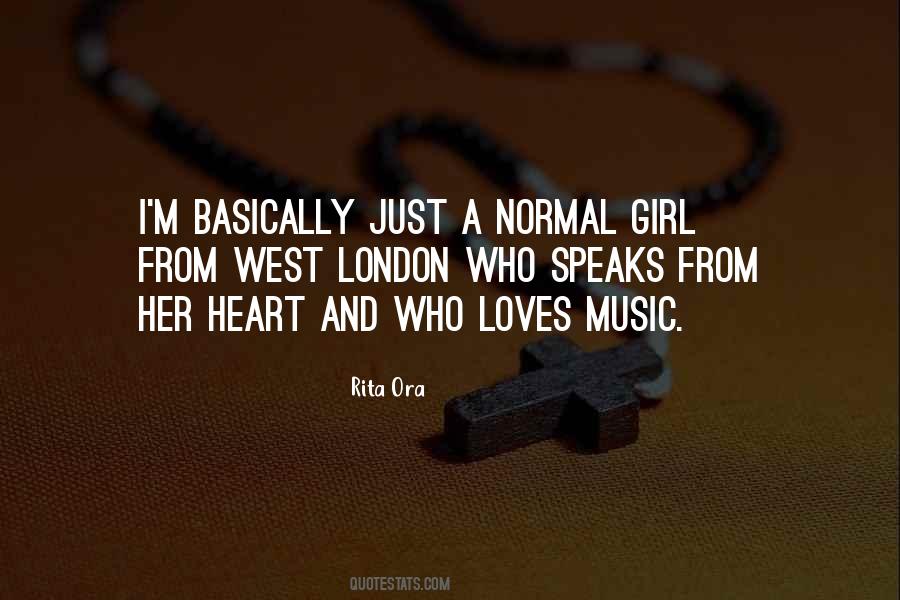 Quotes About Normal Girl #1363038