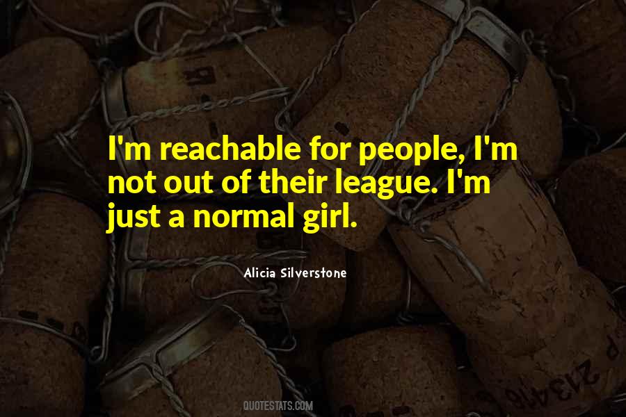 Quotes About Normal Girl #787689