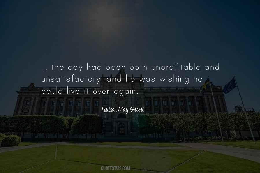 Quotes About Unsatisfactory #405585