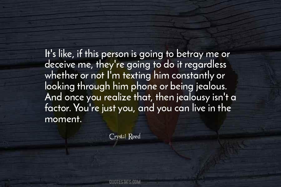 Quotes About Not Being Jealous #1773354