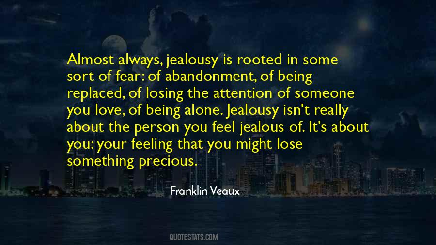 Quotes About Not Being Jealous #55955