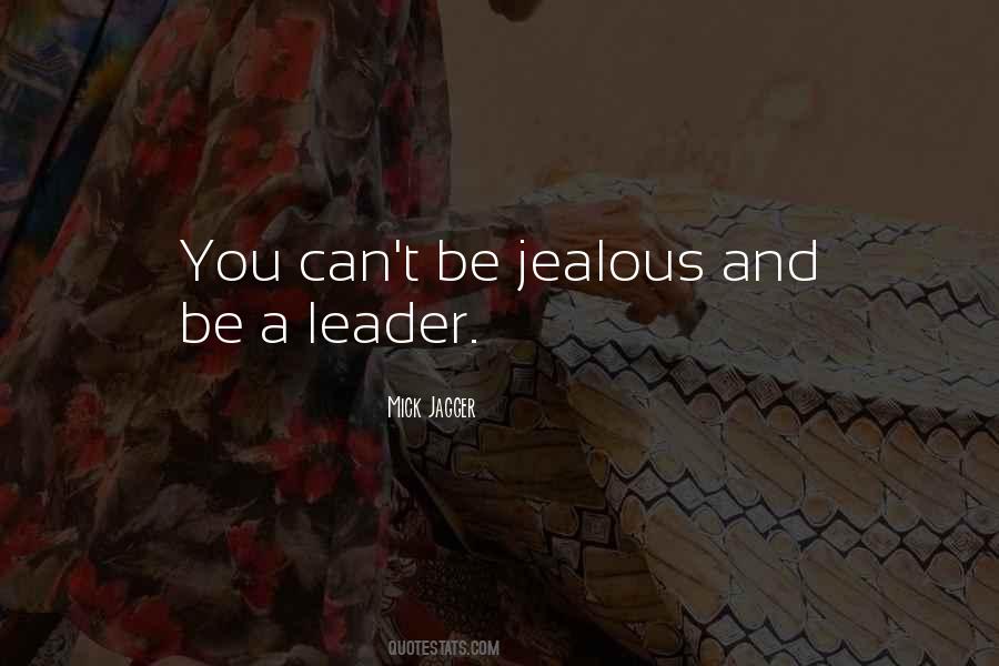 Quotes About Not Being Jealous #969020