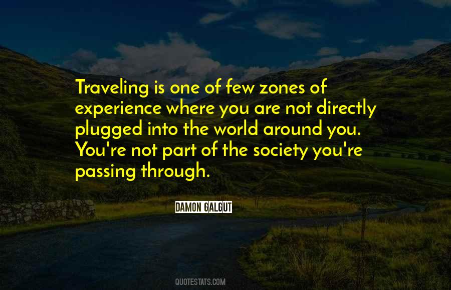 Quotes About Passing Through #837461