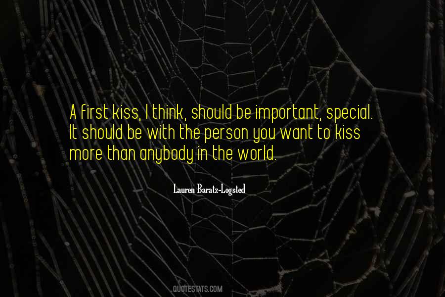 Quotes About First Kiss #1446924