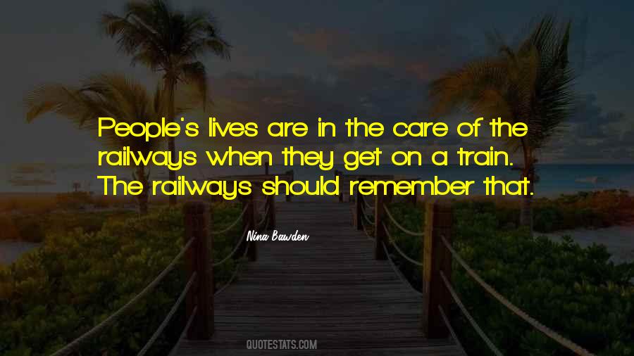 Quotes About Railways #21762