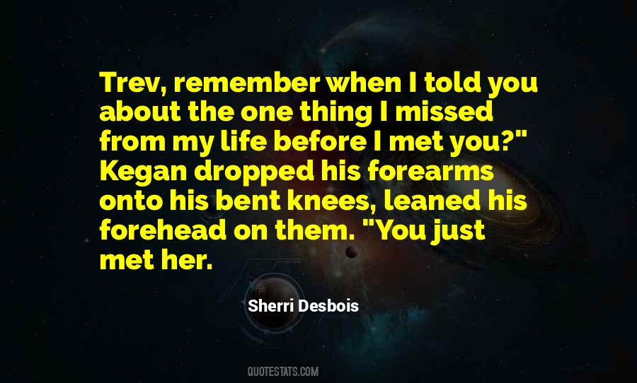 Quotes About Before I Met You #203909