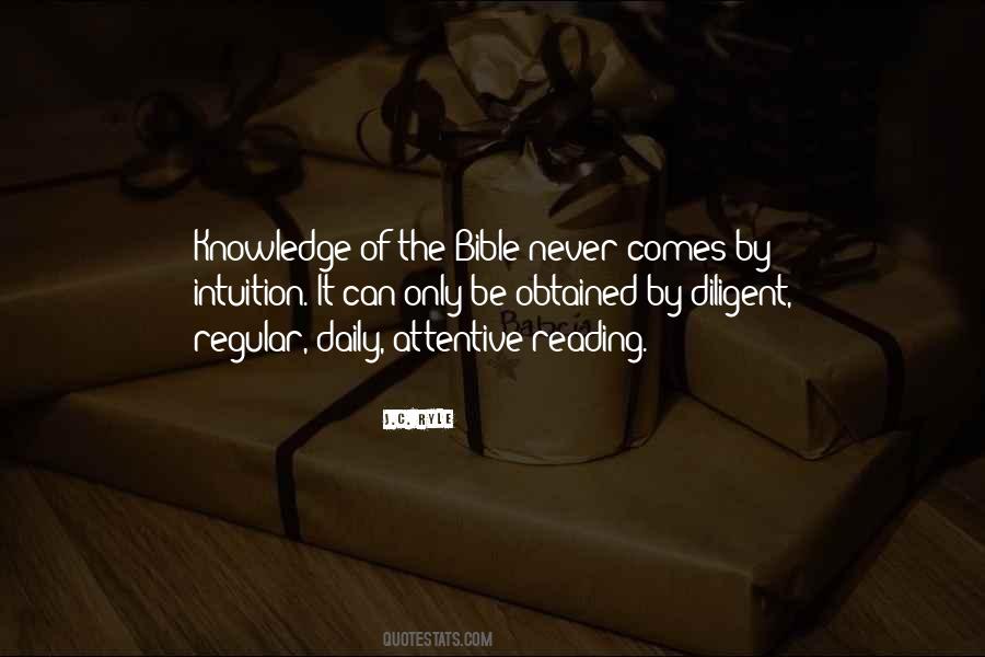 Quotes About Bible Knowledge #1520000