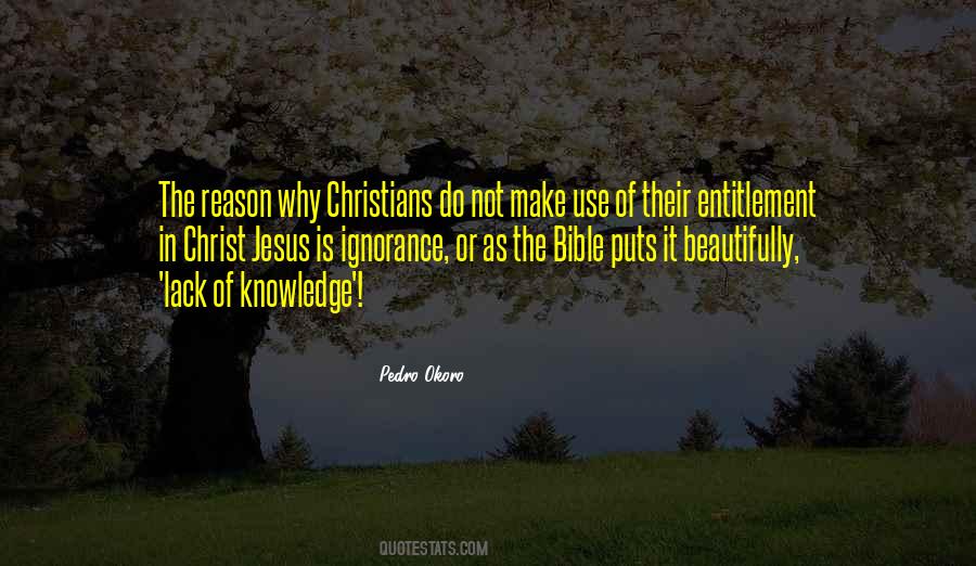 Quotes About Bible Knowledge #1750553