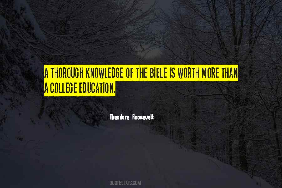 Quotes About Bible Knowledge #994411