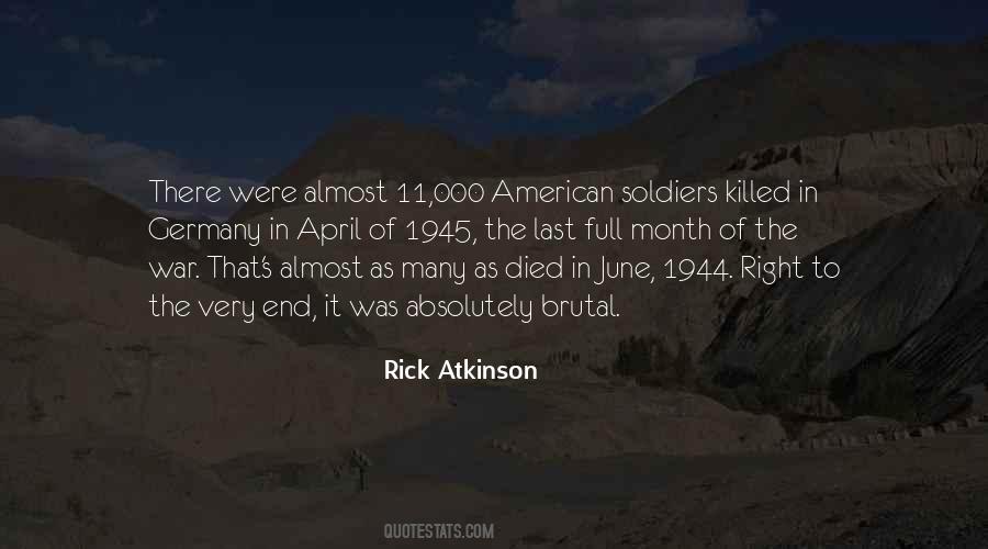 Quotes About American Soldiers #1358643