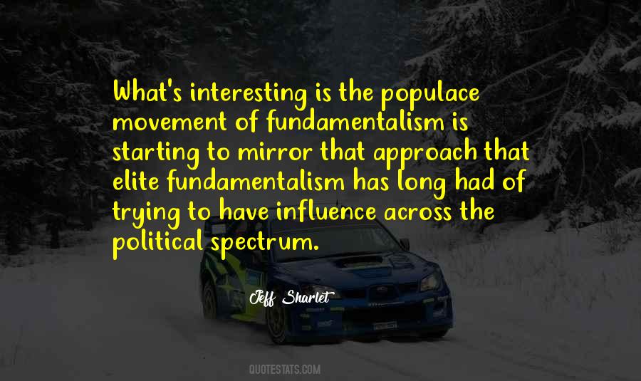 Quotes About Political Spectrum #4859