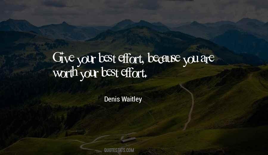 Giving Effort Quotes #1576002