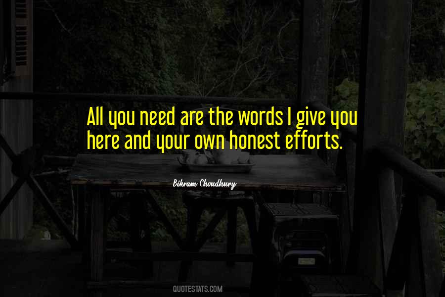 Giving Effort Quotes #445213