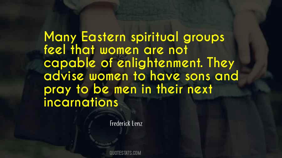Spiritual Groups Quotes #1834121