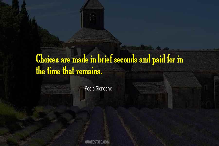 Quotes About Time Seconds #545861