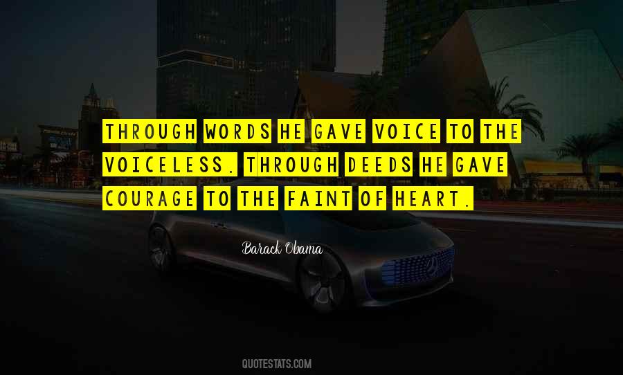 Voice For The Voiceless Quotes #933850