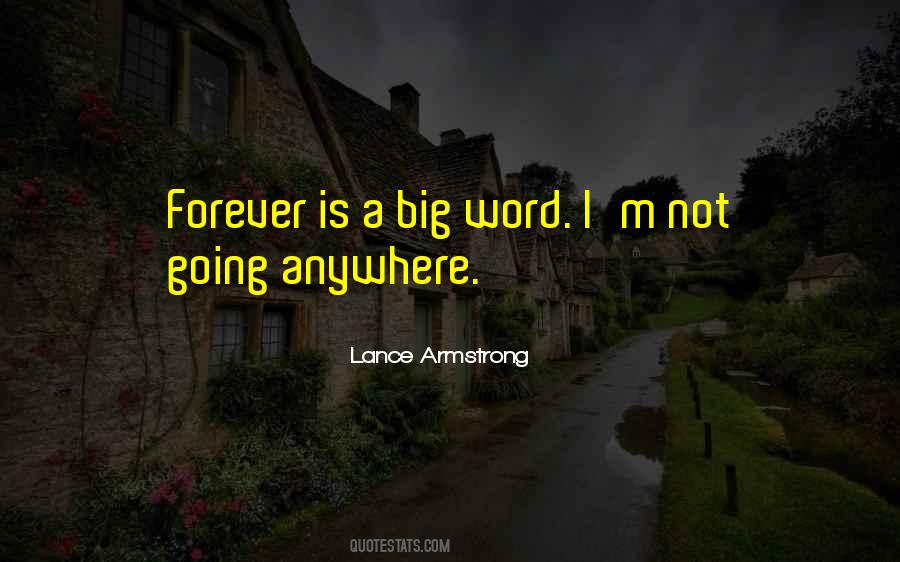 Quotes About Not Going Anywhere #880160