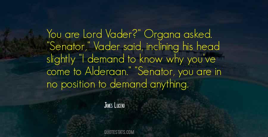 Quotes About Vader #925613