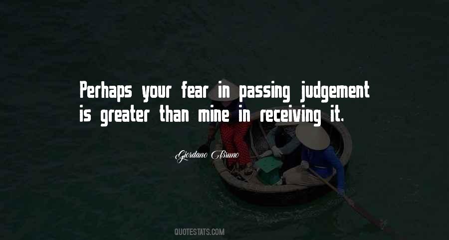 Quotes About Passing Judgement On Others #1625535
