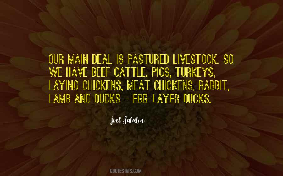 Quotes About Livestock #780572