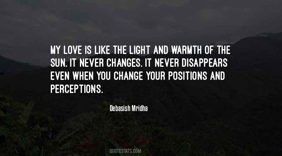 Quotes About Warmth Of Love #85169