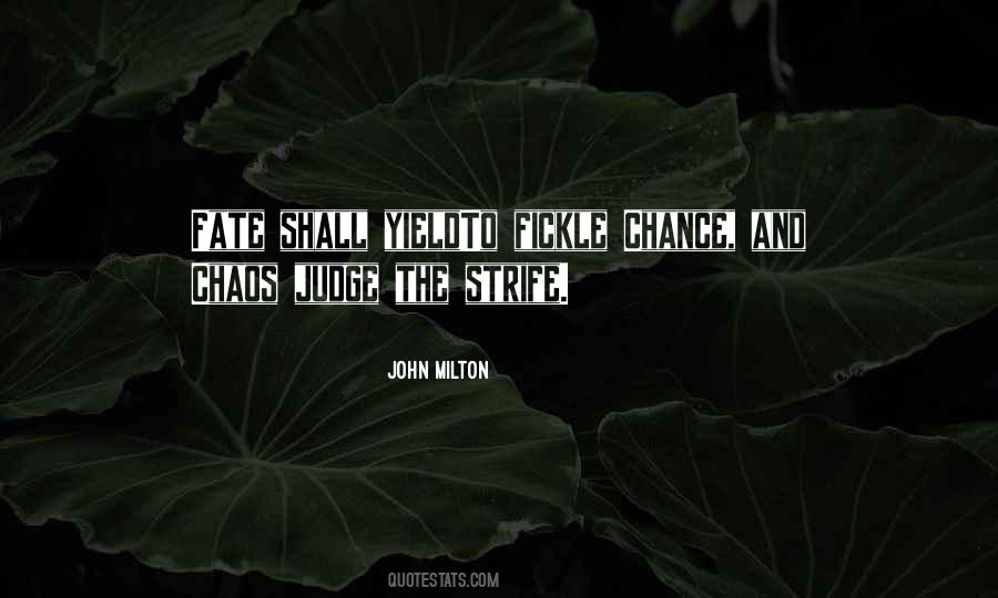 Quotes About Chance And Fate #1165507
