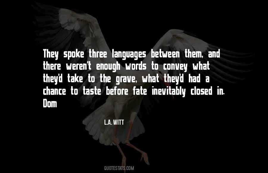 Quotes About Chance And Fate #441997