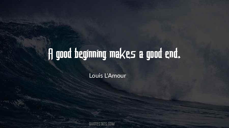 Good Beginning Quotes #327474