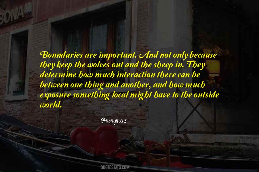 Keep The World Out Quotes #1432120