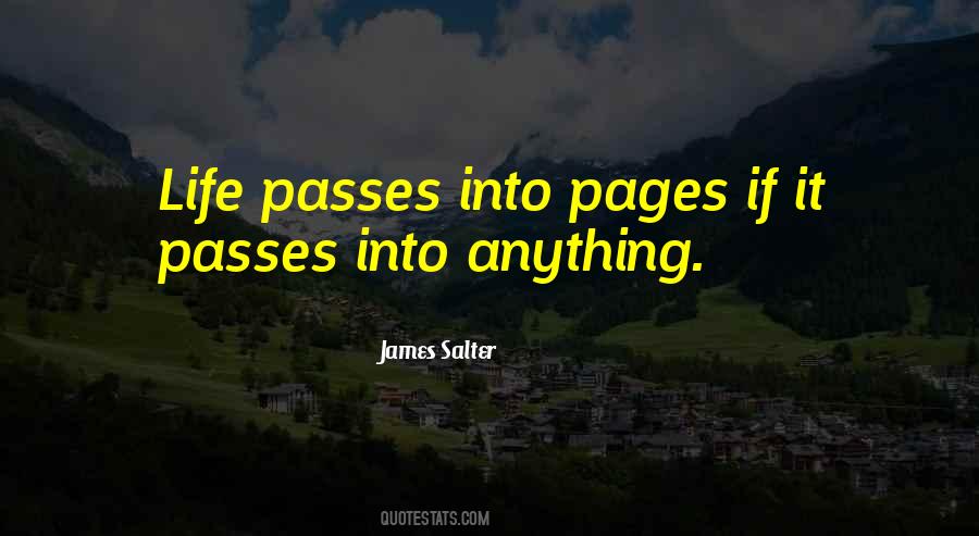 Quotes About Passes #47991