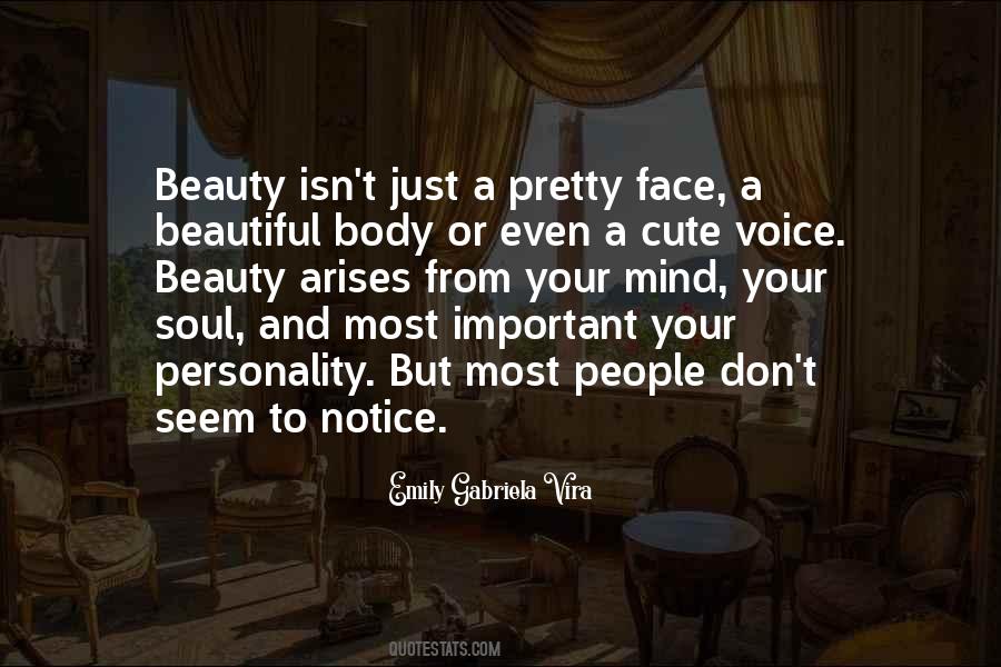 Quotes About Beautiful Personality #188098