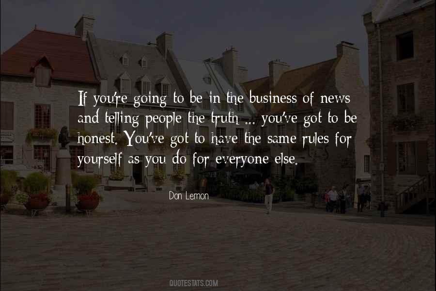 Quotes About Telling Your Business #413689