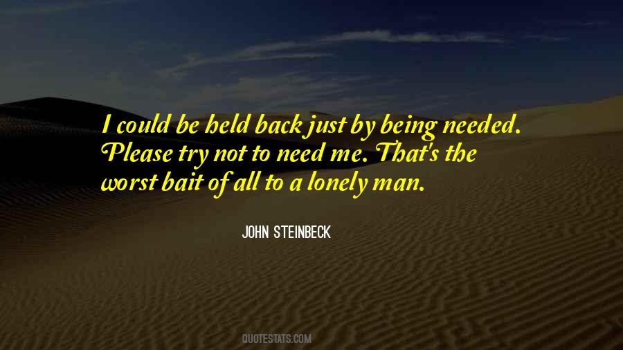 Quotes About Being Held Back #1163249