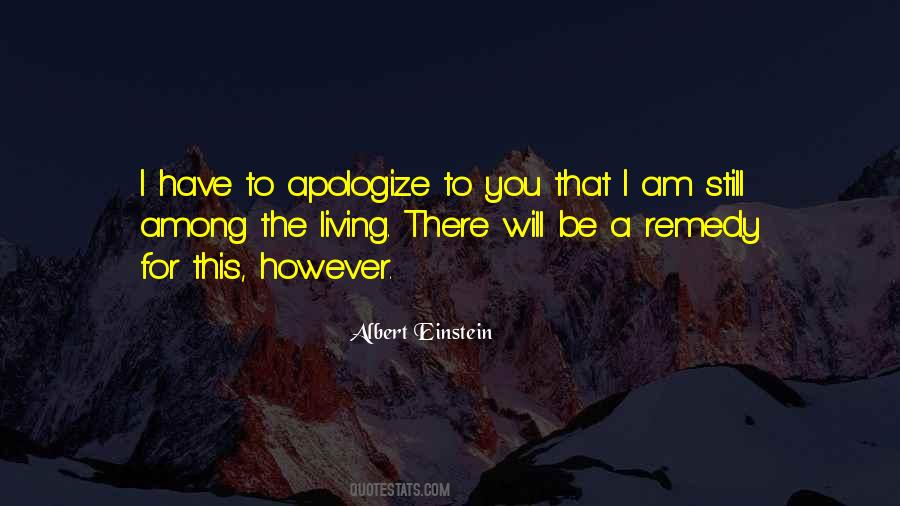 I Apologize Quotes #135313