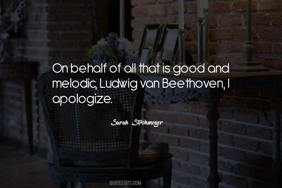 I Apologize Quotes #1354090