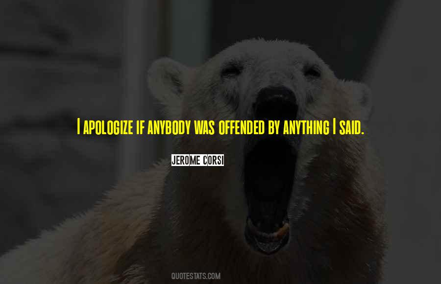 I Apologize Quotes #231121