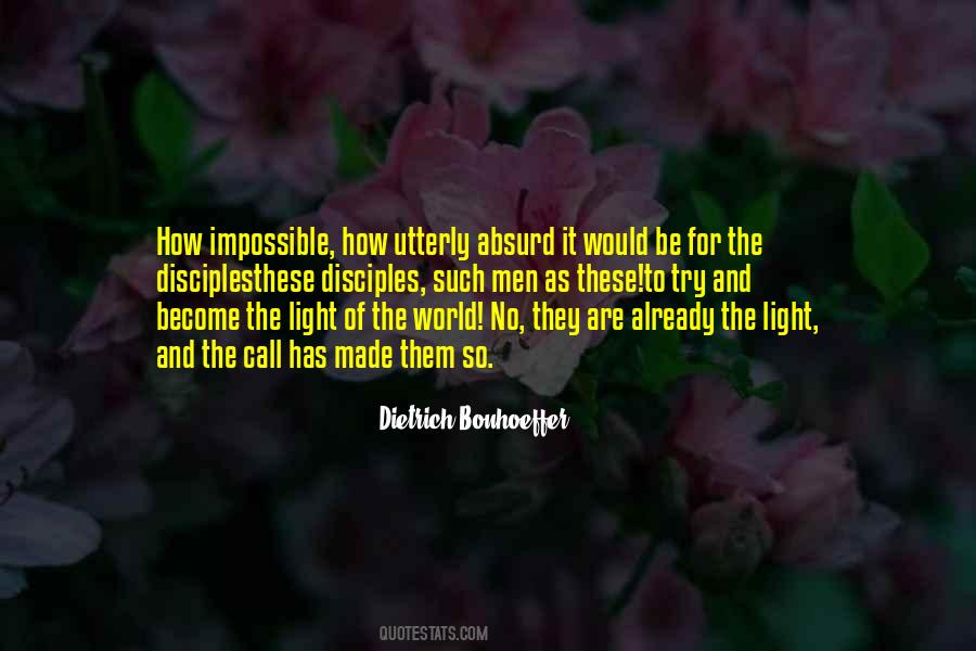 Light The World Quotes #127238