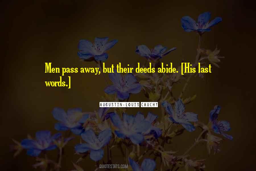 Quotes About Pass Away #336602