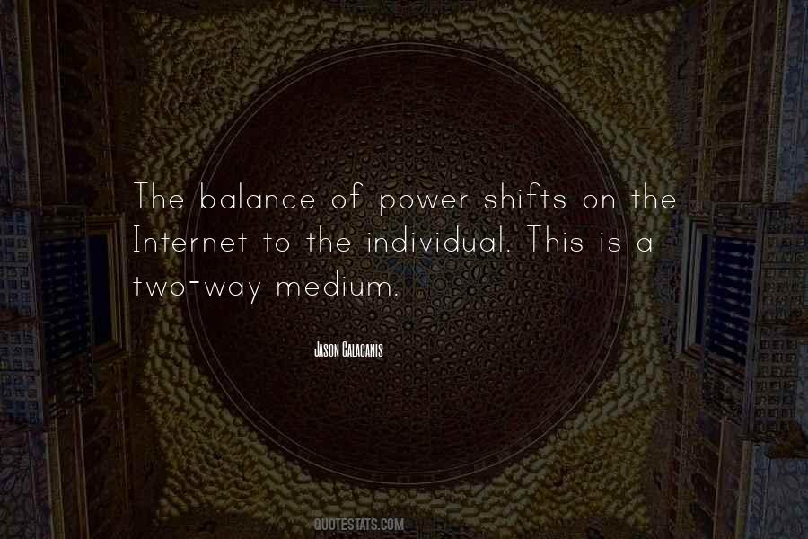 Quotes About Balance Of Power #1323606