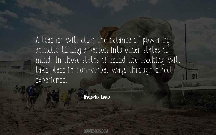 Quotes About Balance Of Power #1440266