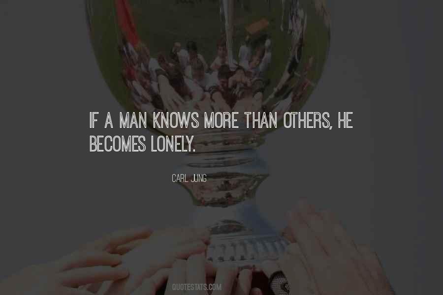 Quotes About Lonely Man #1481222