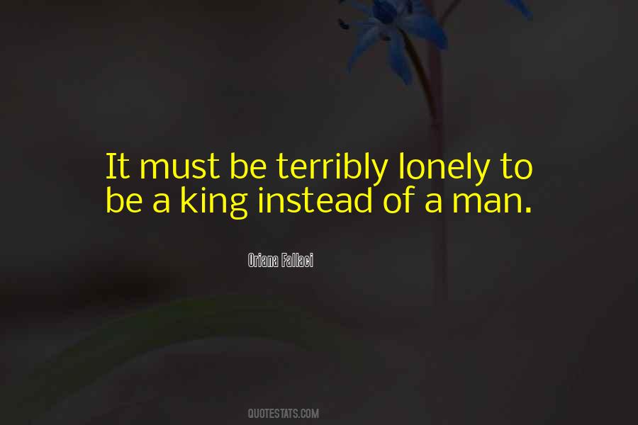 Quotes About Lonely Man #1528437