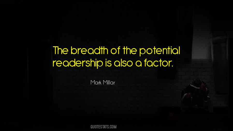 Quotes About Breadth #877337