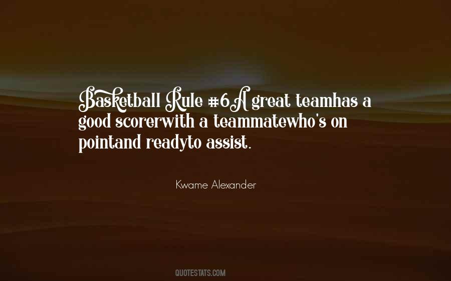 Quotes About Basketball Teamwork #963827