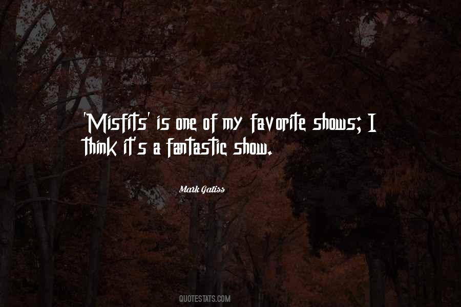 Quotes About Misfits #1486794