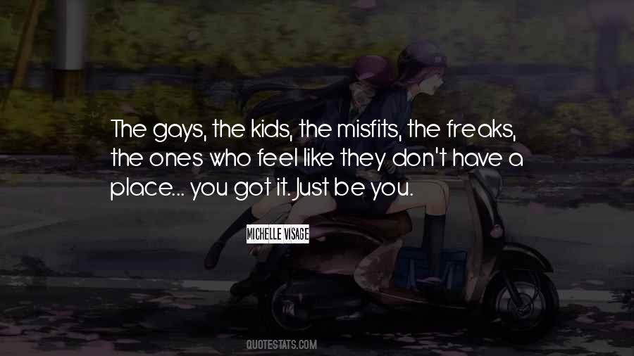 Quotes About Misfits #1659136