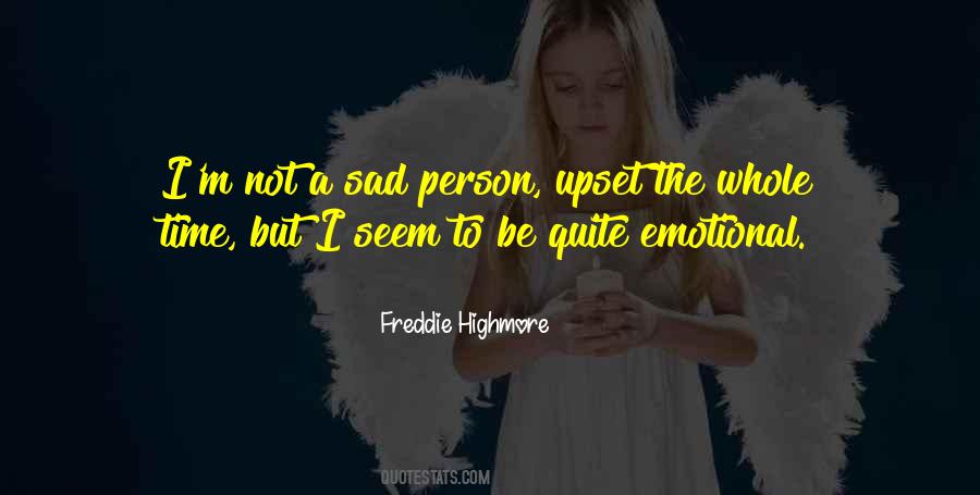 Sad Person Quotes #1831099