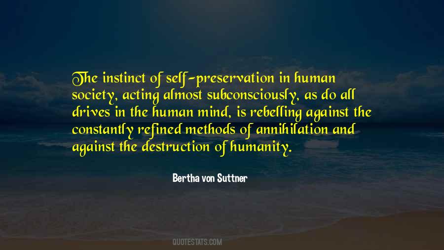 Quotes About Destruction Of Society #1391873